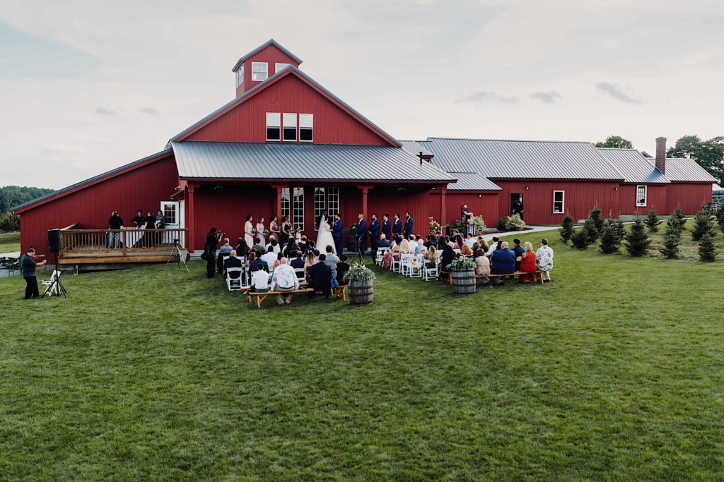 Allen Hill Farm rustic barn wedding venue in brooklyn connecticut